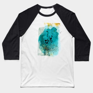 Abstract Watercolour: Summer Rain Baseball T-Shirt